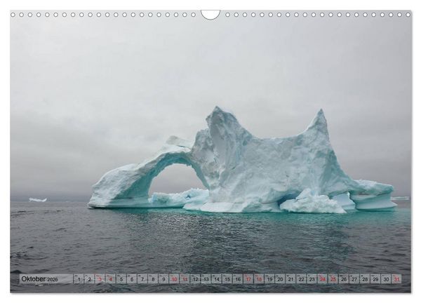 Produktbild: Gr&ouml;nland: Eisberge in der Disko Bucht (Wandkalender 2026 DIN A3 quer), CALVENDO Monatskalender