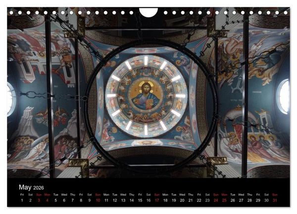 Produktbild: Monuments of Serbia 2026 (Wall Calendar 2026 DIN A4 landscape), CALVENDO 12 Month Wall Calendar