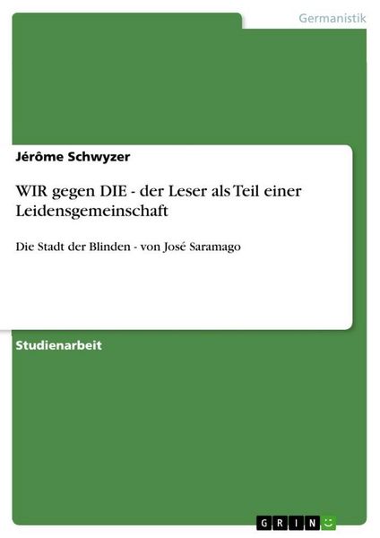 Produktbild: WIR gegen DIE - der Leser als Teil einer Leidensgemeinschaft