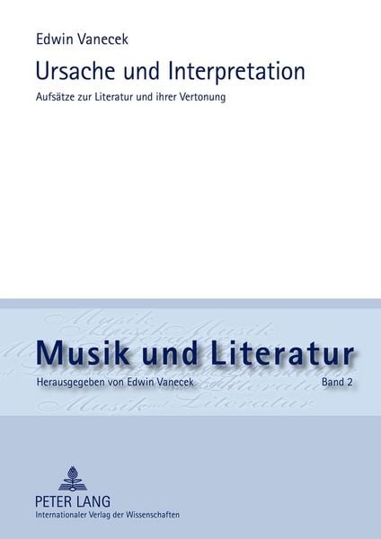 Produktbild: Ursache und Interpretation