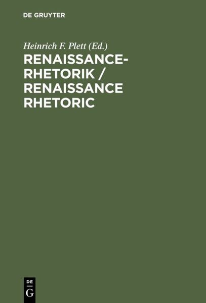 Produktbild: Renaissance-Rhetorik / Renaissance Rhetoric
