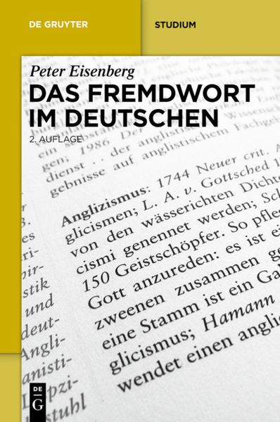 Produktbild: Das Fremdwort im Deutschen