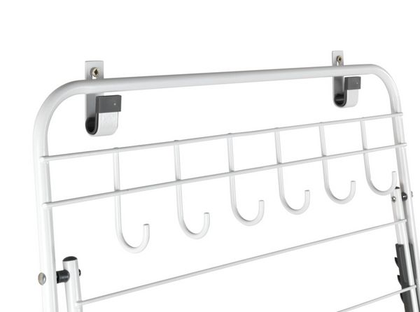 Produktbild: &Uuml;ber-T&uuml;r W&auml;schetrockner, mit 6 integrierten Haken