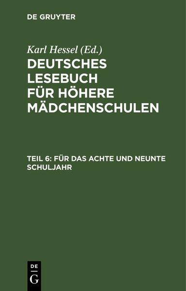 Produktbild: F&uuml;r das achte und neunte Schuljahr