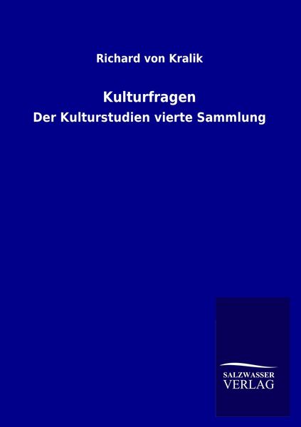 Produktbild: Kulturfragen