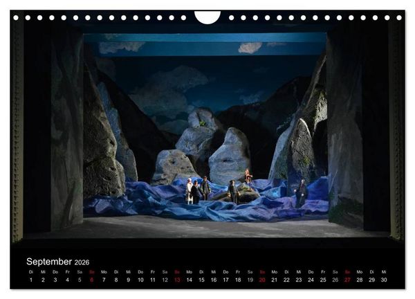 Produktbild: B&uuml;hnenbildmodelle (Wandkalender 2026 DIN A4 quer), CALVENDO Monatskalender