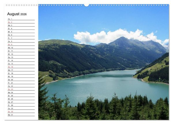 Produktbild: &Ouml;sterreich. Gr&uuml;&szlig;e vom Land der Berge und Seen (hochwertiger Premium Wandkalender 2026 DIN A2 quer), Kunstdruck in Hochglanz