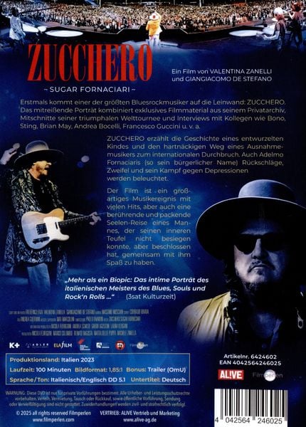 Produktbild: Zucchero - Sugar Fornaciari (OmU)