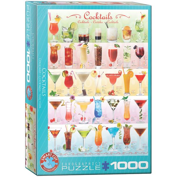 Produktbild: Puzzle 1000 Teile - Cocktails