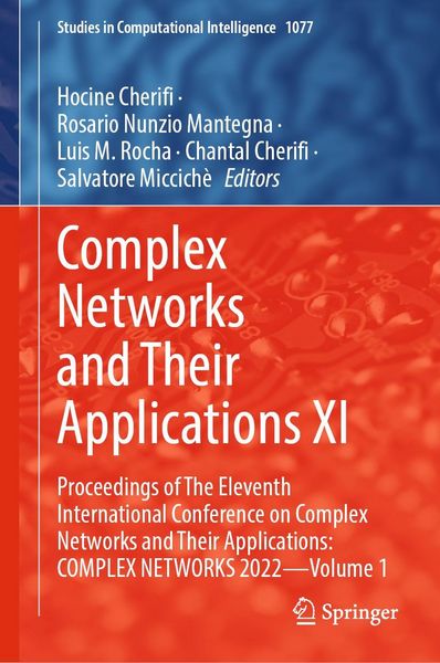 Produktbild: Complex Networks and Their Applications XI