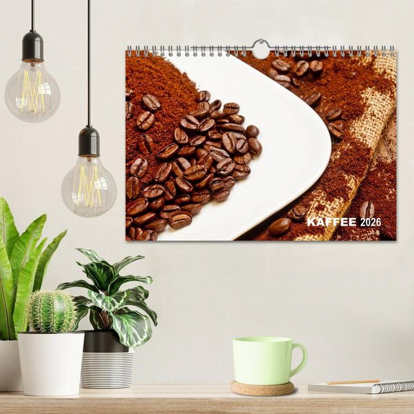Produktbild: KAFFEE 2026 (Wandkalender 2026 DIN A4 quer), CALVENDO Monatskalender