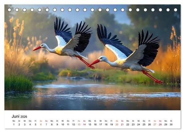 Produktbild: Tierische Jahreszeiten (Tischkalender 2026 DIN A5 quer), CALVENDO Monatskalender