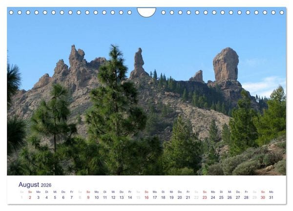 Produktbild: Die Canarischen Inseln - Gran Canaria (Wandkalender 2026 DIN A4 quer), CALVENDO Monatskalender