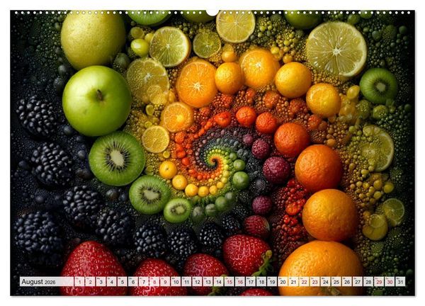 Produktbild: Fibonacci&rsquo;s Garten (hochwertiger Premium Wandkalender 2026 DIN A2 quer), Kunstdruck in Hochglanz
