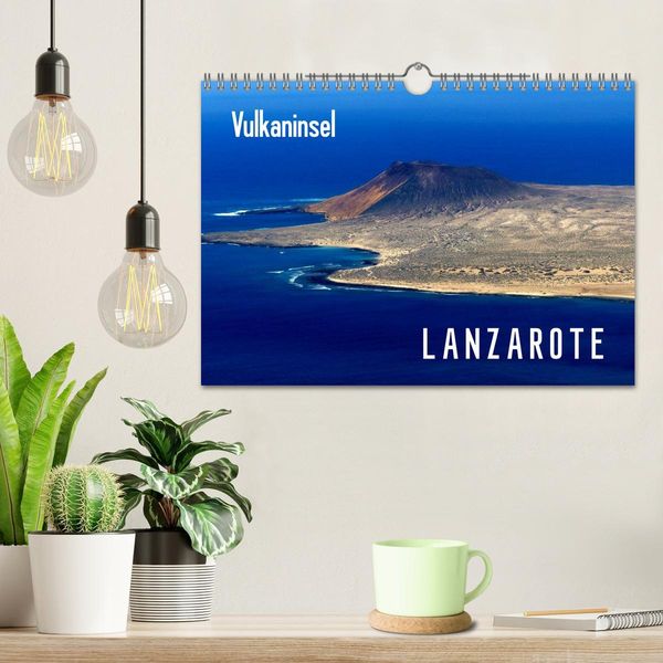 Produktbild: Vulkaninsel Lanzarote (Wandkalender 2026 DIN A4 quer), CALVENDO Monatskalender