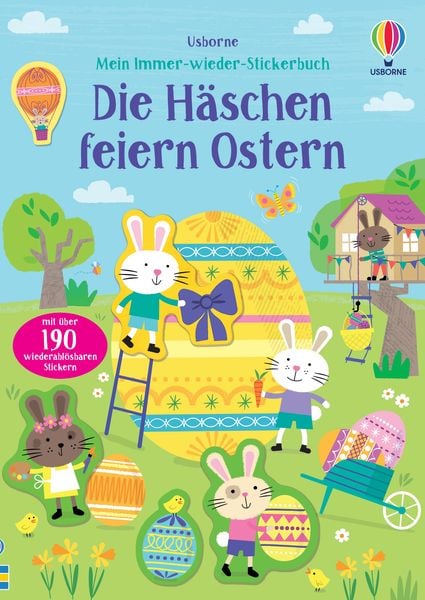 Mein Immer-wieder-Stickerbuch: Die Häschen feiern Ostern, Taschenbuch von , Usborne, 9781035701322
