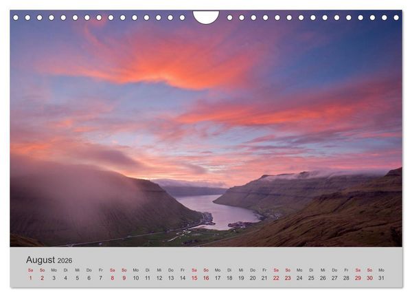 Produktbild: F&auml;r&ouml;er Inseln 2026 (Wandkalender 2026 DIN A4 quer), CALVENDO Monatskalender