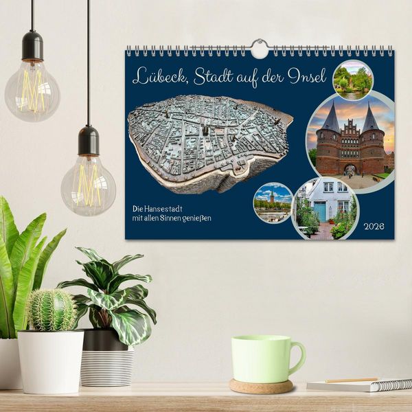 Produktbild: L&uuml;beck, Stadt auf der Insel (Wandkalender 2026 DIN A4 quer), CALVENDO Monatskalender
