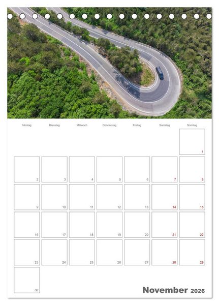 Produktbild: Vanlife Jahresplaner (Tischkalender 2026 DIN A5 hoch), CALVENDO Monatskalender