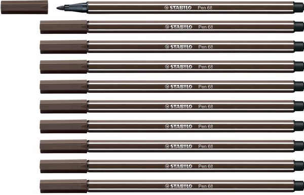 Produktbild: STABILO Filzstift Pen 68 umbra