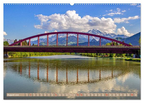 Produktbild: Es flie&szlig;t die Salzach (Wandkalender 2026 DIN A2 quer), CALVENDO Monatskalender