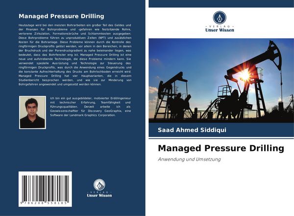 Managed Pressure Drilling, Taschenbuch von Saad Ahmed Siddiqui, Verlag Unser Wissen, 9786208558185