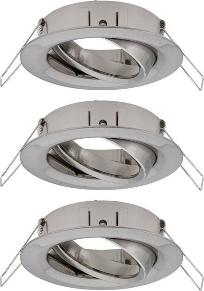 Produktbild: Paulmann 92485 EBL Choose Einbauring 3er Set 10W Eisen (geb&uuml;rstet)