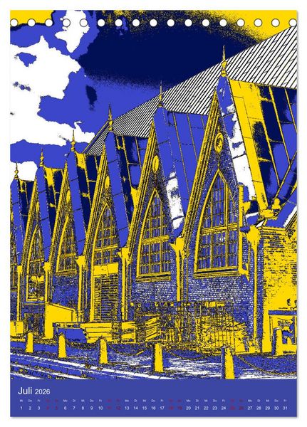 Produktbild: POP-ART meets G&ouml;teborg (Tischkalender 2026 DIN A5 hoch), CALVENDO Monatskalender