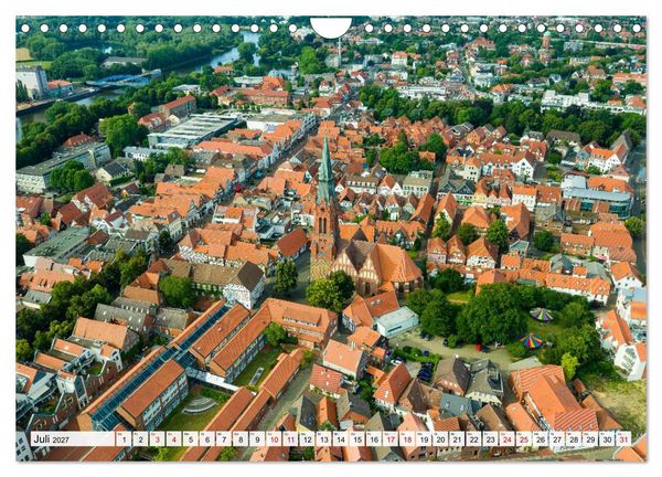 Produktbild: Ein Blick auf Nienburg an der Weser in Farbe (Wandkalender 2027 DIN A4 quer), CALVENDO Monatskalender