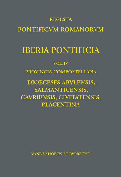 Produktbild: Iberia Pontificia. Vol. IV: Provincia Compostellana