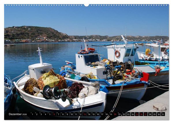 Produktbild: Griechische Inseln (hochwertiger Premium Wandkalender 2026 DIN A2 quer), Kunstdruck in Hochglanz