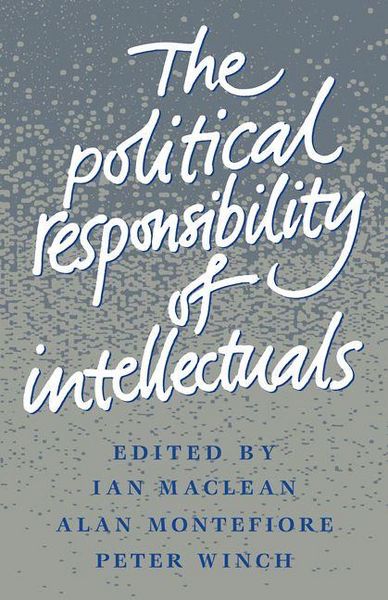 Produktbild: The Political Responsibility of Intellectuals