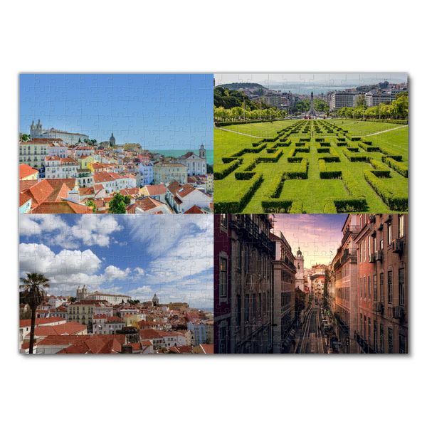 Produktbild: Lais Puzzle Collage Lissabon 500 Teile