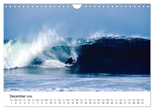 Produktbild: SURFERS AND WAVES (Wall Calendar 2026 DIN A4 landscape), CALVENDO 12 Month Wall Calendar