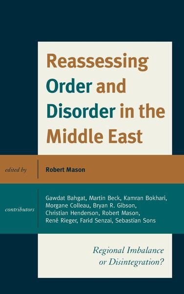 Produktbild: Reassessing Order and Disorder in the Middle East