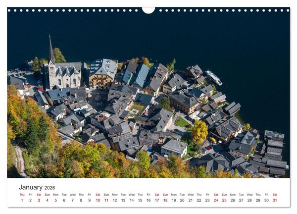 Produktbild: Hallstatt The pearl of Austria (Wall Calendar 2026 DIN A3 landscape), CALVENDO 12 Month Wall Calendar