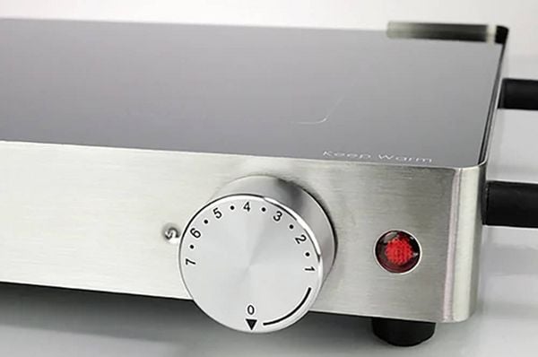 Produktbild: Korona Tischgrill stufenloser Temperaturregler Silber, Schwarz