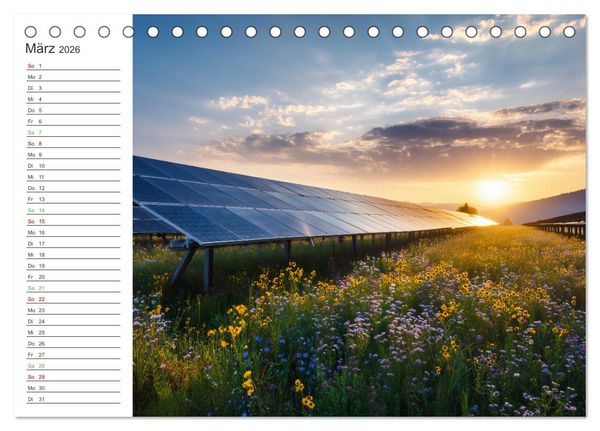 Produktbild: Gr&uuml;ne Zukunft (Tischkalender 2026 DIN A5 quer), CALVENDO Monatskalender