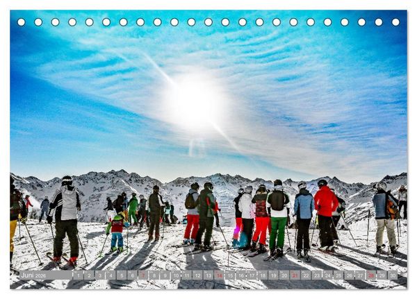 Produktbild: St. Anton am Arlberg (Tischkalender 2026 DIN A5 quer), CALVENDO Monatskalender