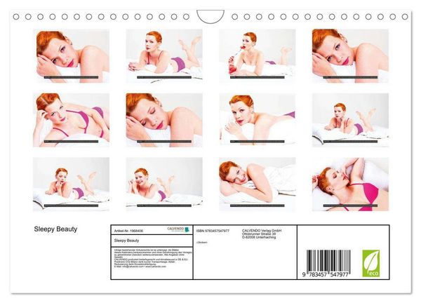 Produktbild: Sleepy Beauty (Wandkalender 2026 DIN A4 quer), CALVENDO Monatskalender