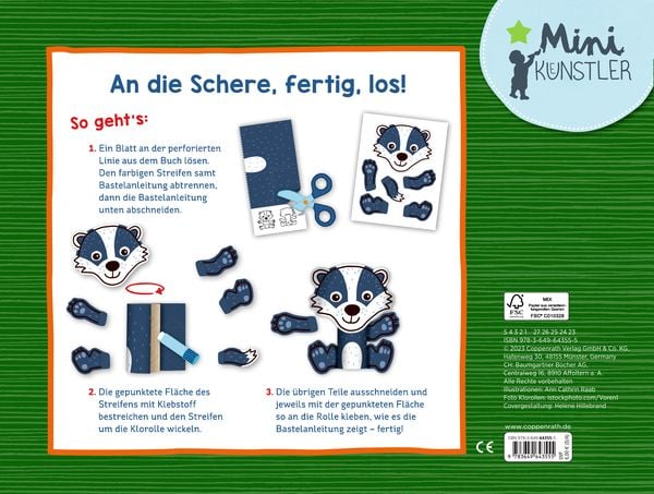 Produktbild: Mein erstes Klorollen-Bastelbuch - Im Wald