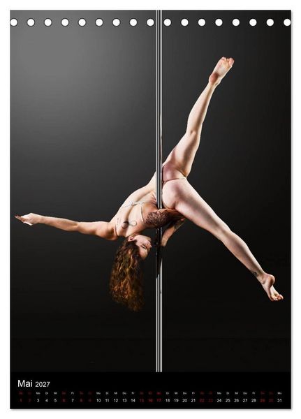 Produktbild: Die Kunst des Poledance (Tischkalender 2027 DIN A5 hoch), CALVENDO Monatskalender