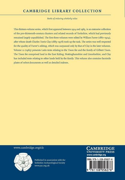 Produktbild: Early Yorkshire Charters