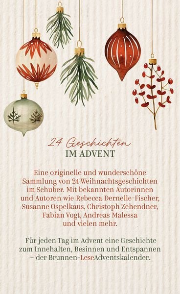Produktbild: Ein Leseadventskalender - 24 Geschichten im Advent