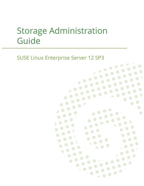Produktbild: SUSE Linux Enterprise Server 12 - Storage Administration Guide