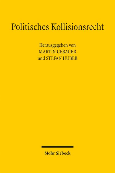 Produktbild: Politisches Kollisionsrecht
