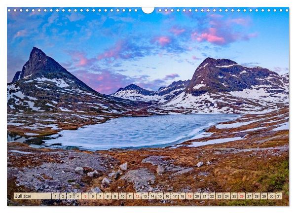 Produktbild: K&ouml;nigsroute Norwegens (Wandkalender 2026 DIN A3 quer), CALVENDO Monatskalender
