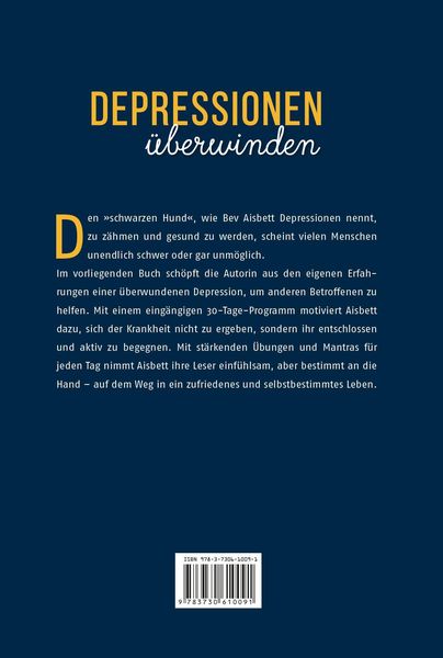 Produktbild: Depressionen &uuml;berwinden. In 30 Tagen Schritt f&uuml;r Schritt