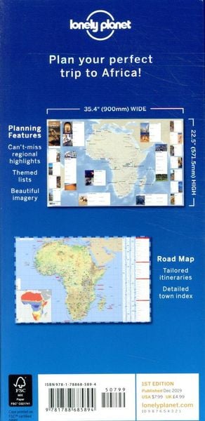 Produktbild: Africa Planning Map