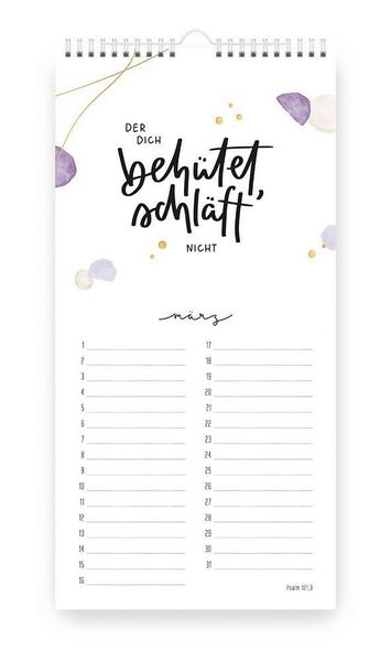 Produktbild: Himmelsgl&uuml;ck Geburtstagskalender